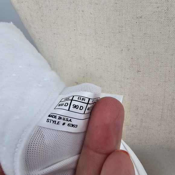 Va Bien 6363 Strapless Plunge Backless Bustier 40D white - Picture 9 of 11